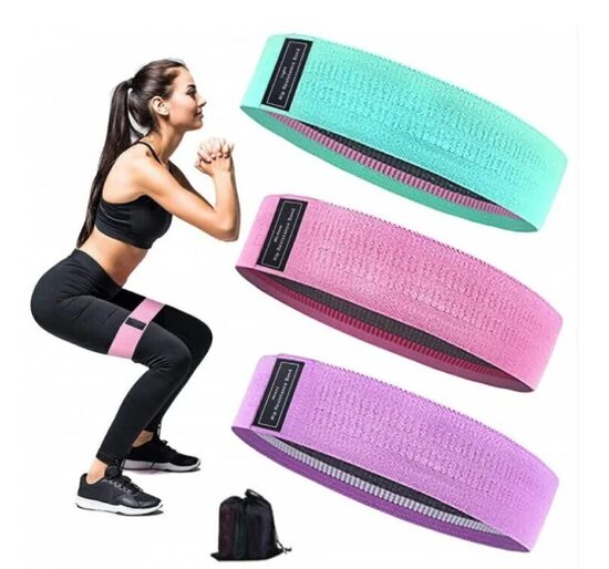 Pasipriešinimo gumų rinkinys, 3vnt.